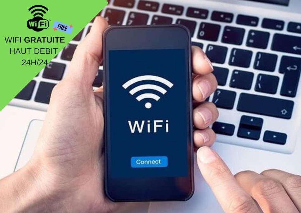 Cosy T2 Wifi Parking Proche Gare Centre Ville Saint-Quentin  Buitenkant foto