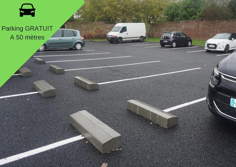 Cosy T2 Wifi Parking Proche Gare Centre Ville Saint-Quentin  Buitenkant foto
